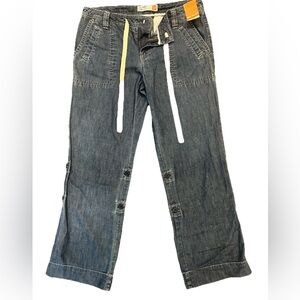 Old Navy Mid-Low Rise Drawstring Adjustable length light Women’s 
Jeans NWT 6